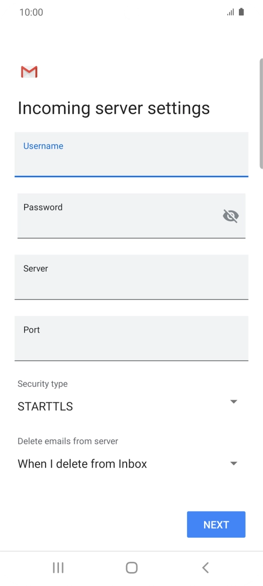 Press the field below Press the field below