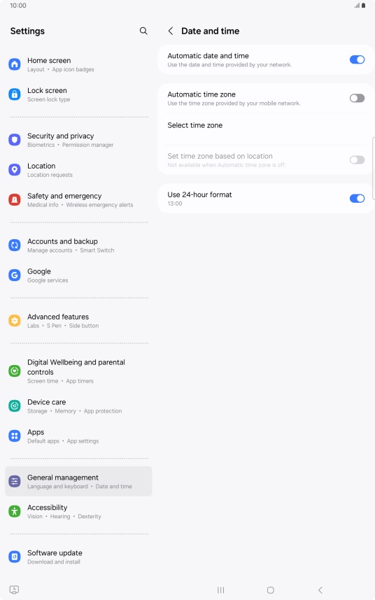 Press the indicator next to Press the indicator next to