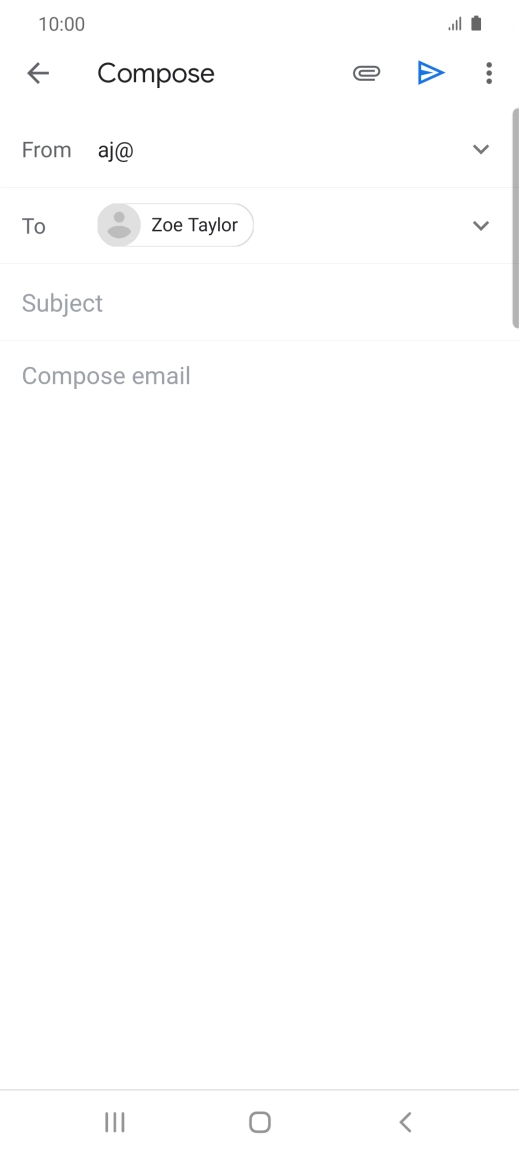 Press Subject and key in the required subject. Press Subject and key in the required subject.