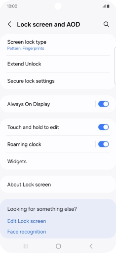 Press Screen lock type and key in the additional phone lock code you created earlier. Press Screen lock type and key in the additional phone lock code you created earlier.