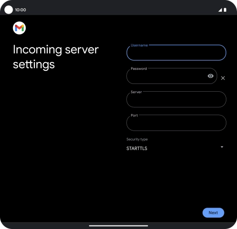 Press the field below Press the field below