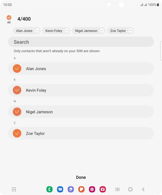 Press Done. Press Done.