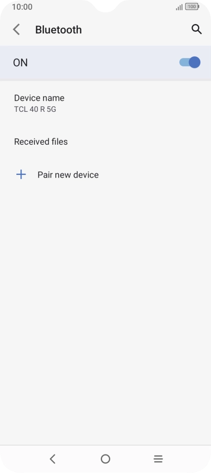 Press Pair new device. Press Pair new device.
