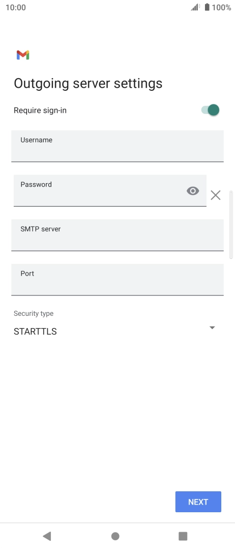 Press the indicator next to Press the indicator next to
