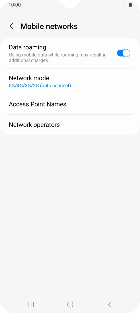 Press Access Point Names. Press Access Point Names.