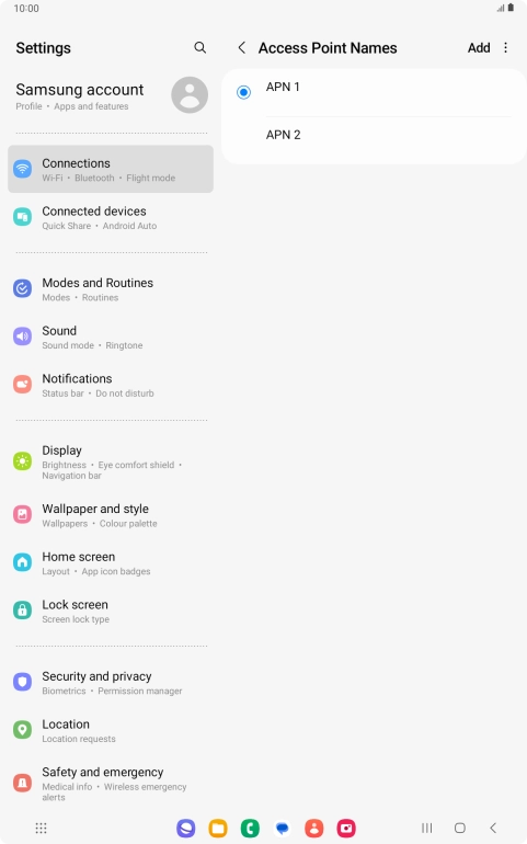 Press the Home key to return to the home screen. Press the Home key to return to the home screen.