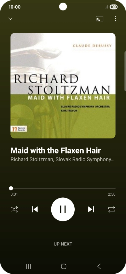 Press arrow right to go to the next audio file. Press arrow right to go to the next audio file.