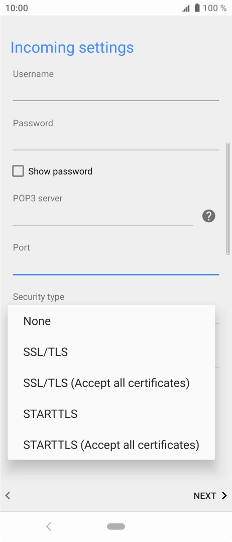 Press None to turn off the function. Press None to turn off the function.