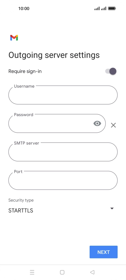 Press the indicator next to Press the indicator next to