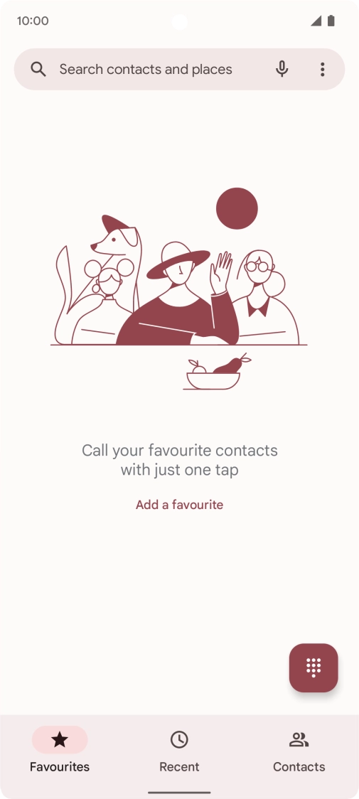 Press the menu icon. Press the menu icon.