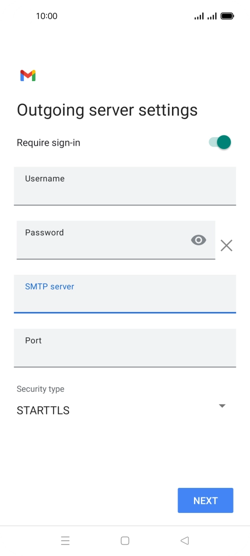 Press the field below Press the field below