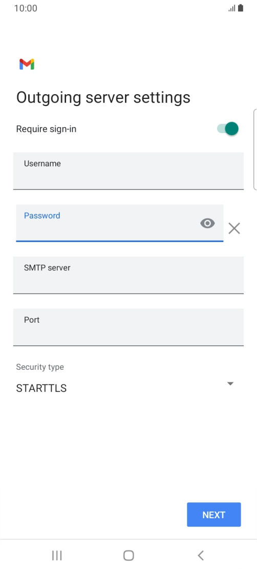 Press the field below Press the field below