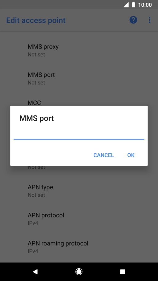 Key in 8080 and press OK. Key in 8080 and press OK.
