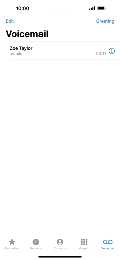 Press the required message. Press the required message.