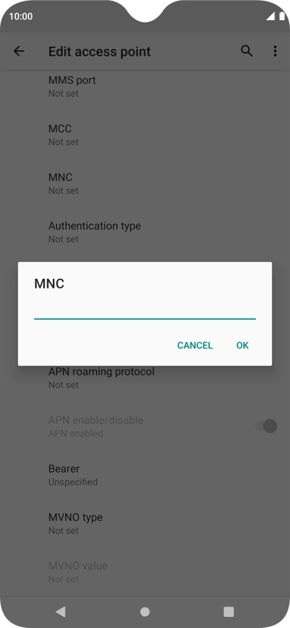 Key in 33 and press OK. Key in 33 and press OK.