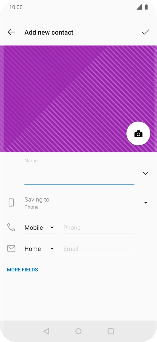 Press the address book drop down list. Press the address book drop down list.