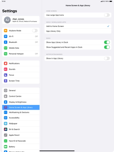 To add new downloaded apps to both the home screen and App Library, press Add to Home Screen. To add new downloaded apps to both the home screen and App Library, press Add to Home Screen.
