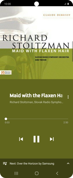 Press arrow right to go to the next audio file. Press arrow right to go to the next audio file.