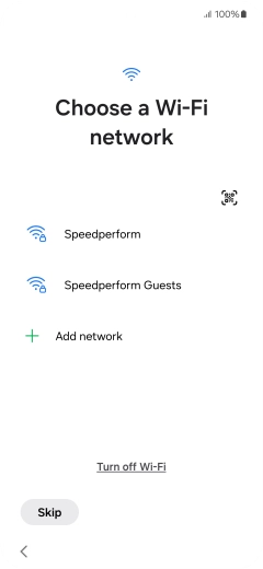 Press the required Wi-Fi network. Press the required Wi-Fi network.