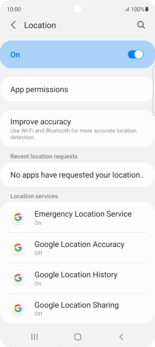 Press App permissions. Press App permissions.