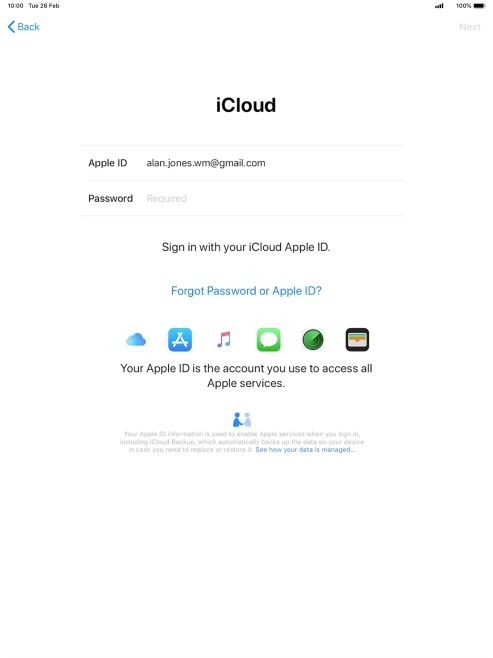 Press the field next to Press the field next to