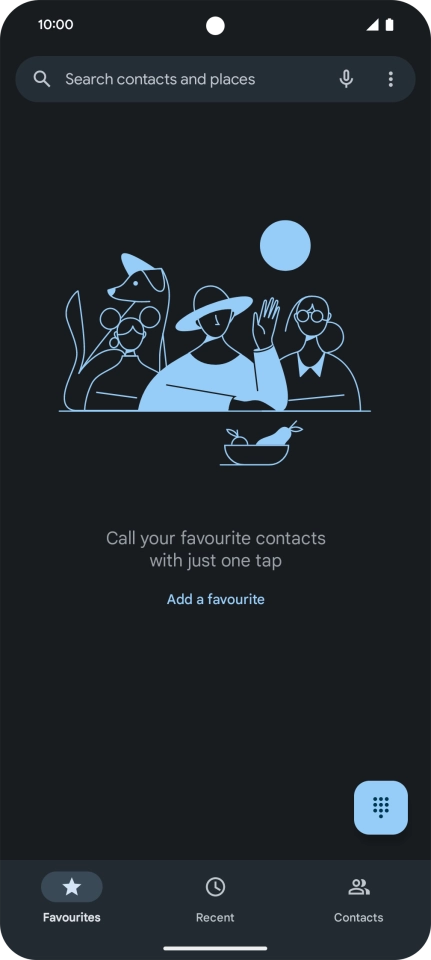 Press the menu icon. Press the menu icon.