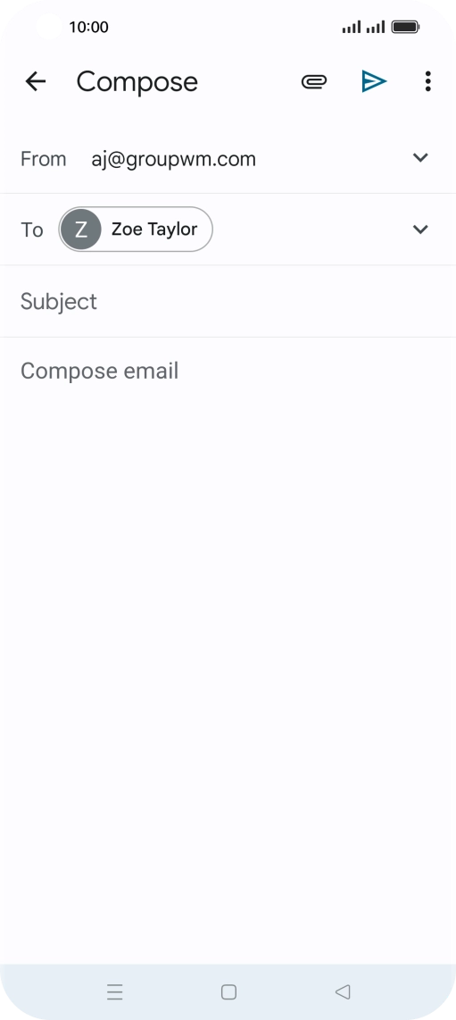 Press Subject and key in the required subject. Press Subject and key in the required subject.
