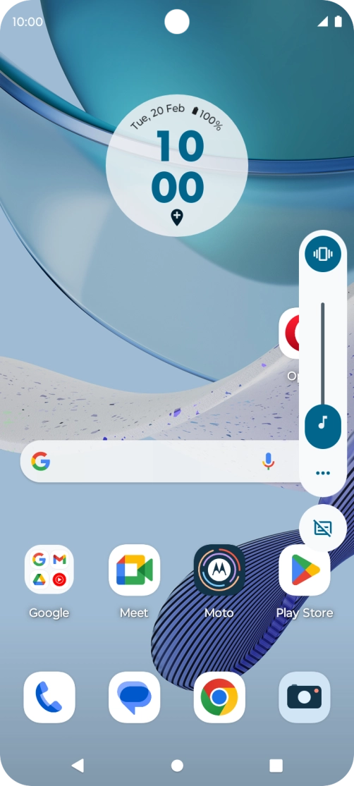 Press the sound mode icon. Press the sound mode icon.