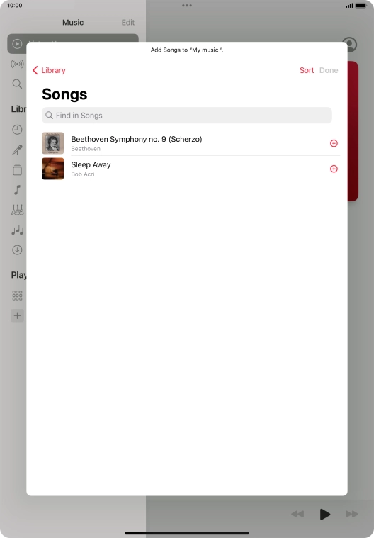 Go to the required category and press the required audio file. Go to the required category and press the required audio file.