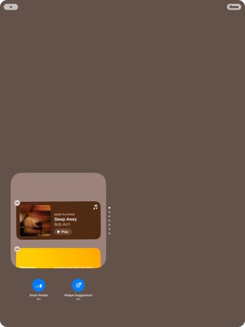 Press Smart Rotate to turn the function on or off. Press Smart Rotate to turn the function on or off.