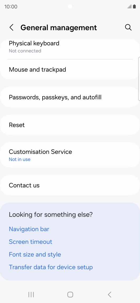 Press Reset. Press Reset.