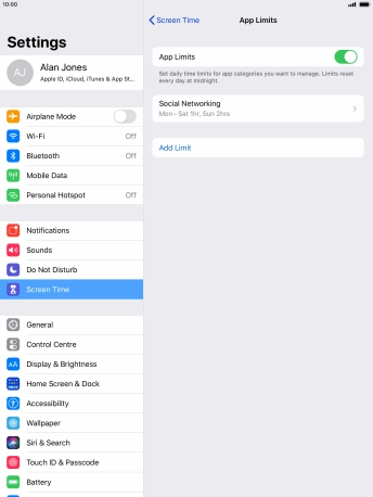 Press the required category. Press the required category.