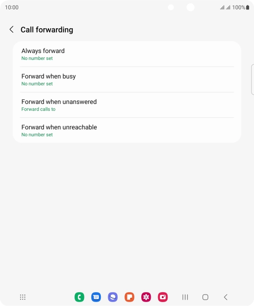 Press the Home key to return to the home screen. Press the Home key to return to the home screen.