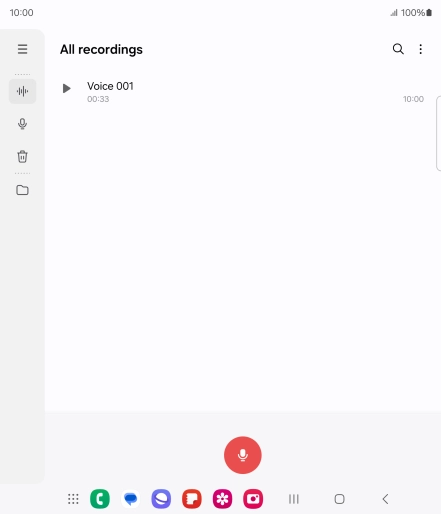Create a new recording or open a previously saved recording. Create a new recording or open a previously saved recording.