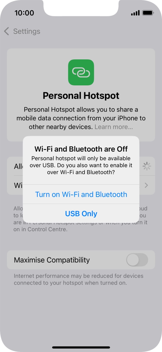 If Wi-Fi is turned off, press Turn on Wi-Fi and Bluetooth. If Wi-Fi is turned off, press Turn on Wi-Fi and Bluetooth.
