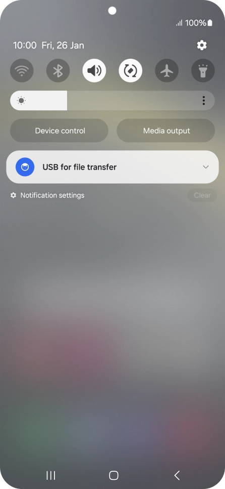 Press the drop down list. Press the drop down list.