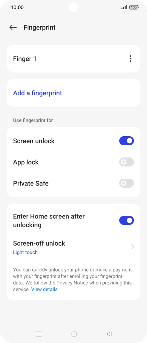 Press the Return key. Press the Return key.