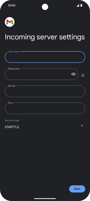 Press the field below Press the field below