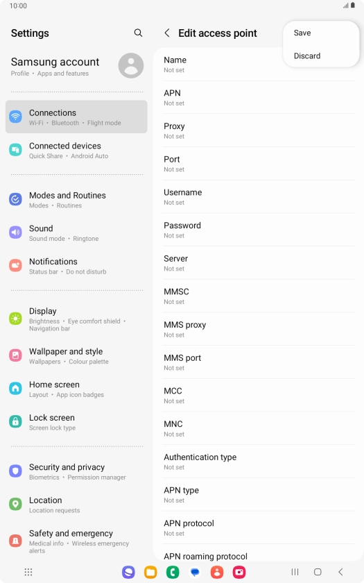 Press Save. Press Save.