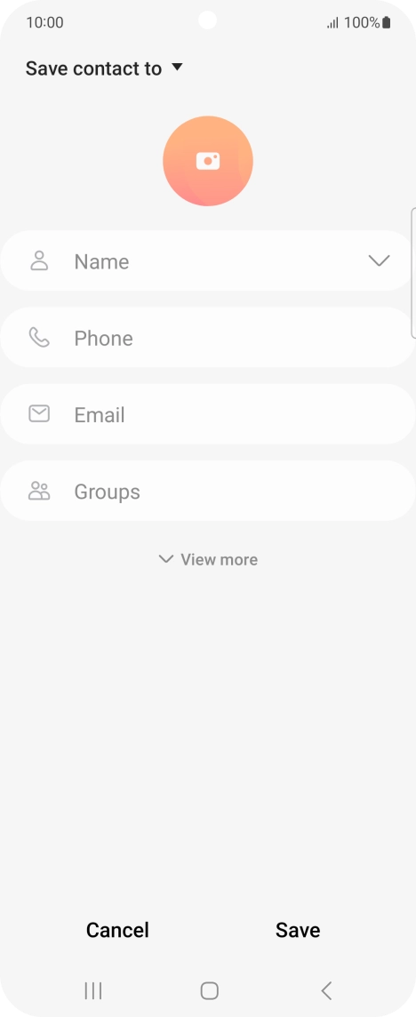 Press the address book drop down list. Press the address book drop down list.