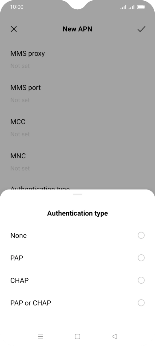 Press PAP. Press PAP.