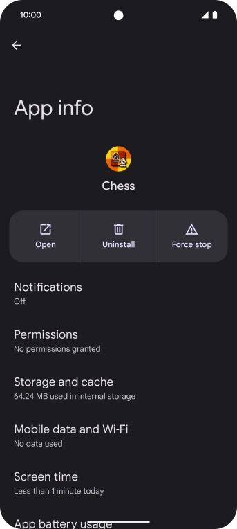 Press Storage and cache. Press Storage and cache.