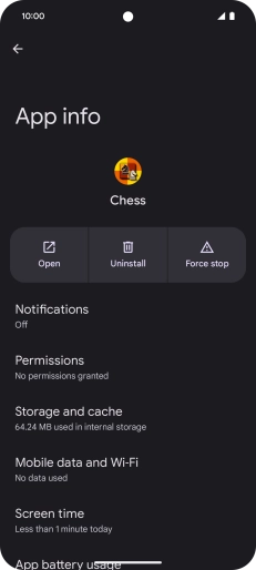 Press Storage and cache. Press Storage and cache.