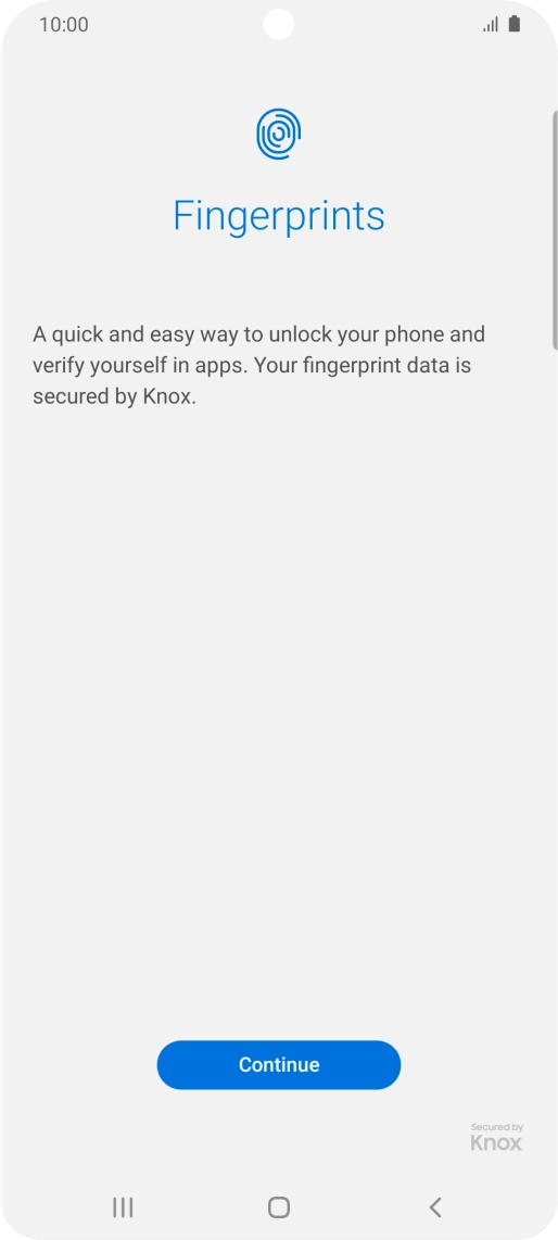 Press Continue. Press Continue.