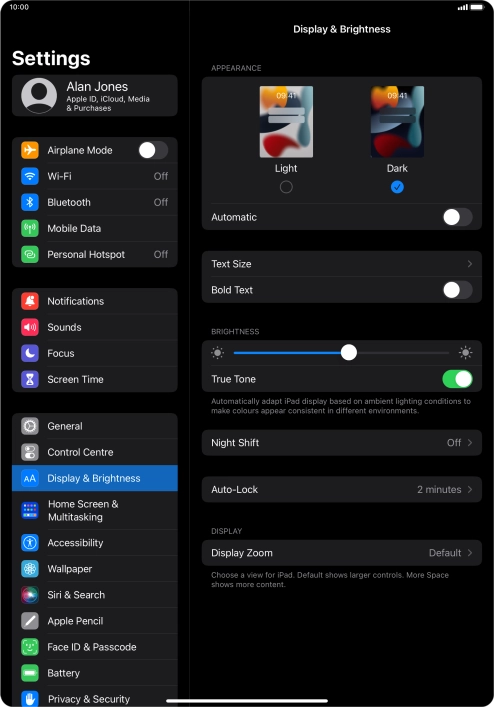 Press the indicator next to Press the indicator next to