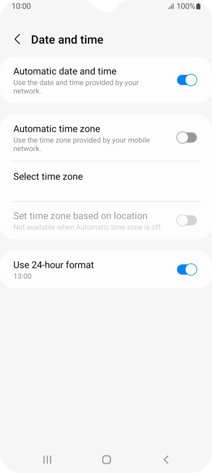 Press the indicator next to Press the indicator next to