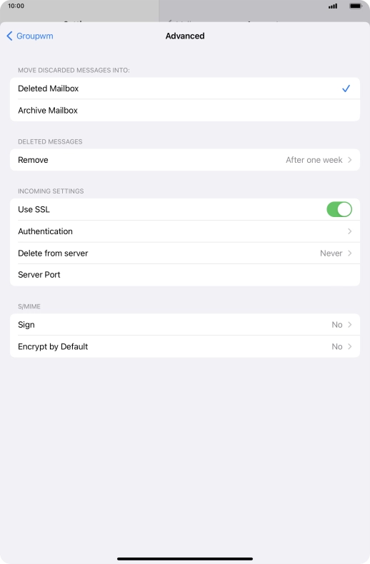 Press the indicator next to Press the indicator next to