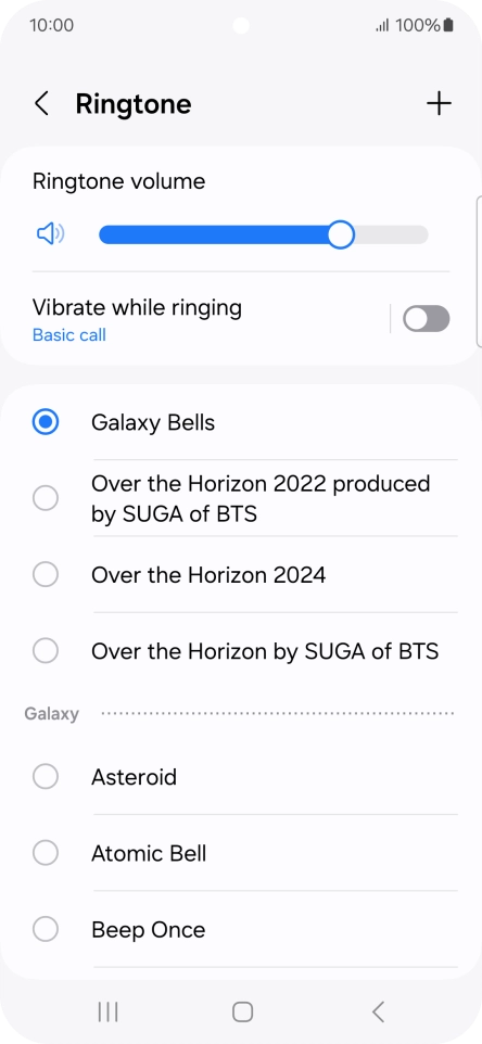 Press the required ring tones to hear them. Press the required ring tones to hear them.