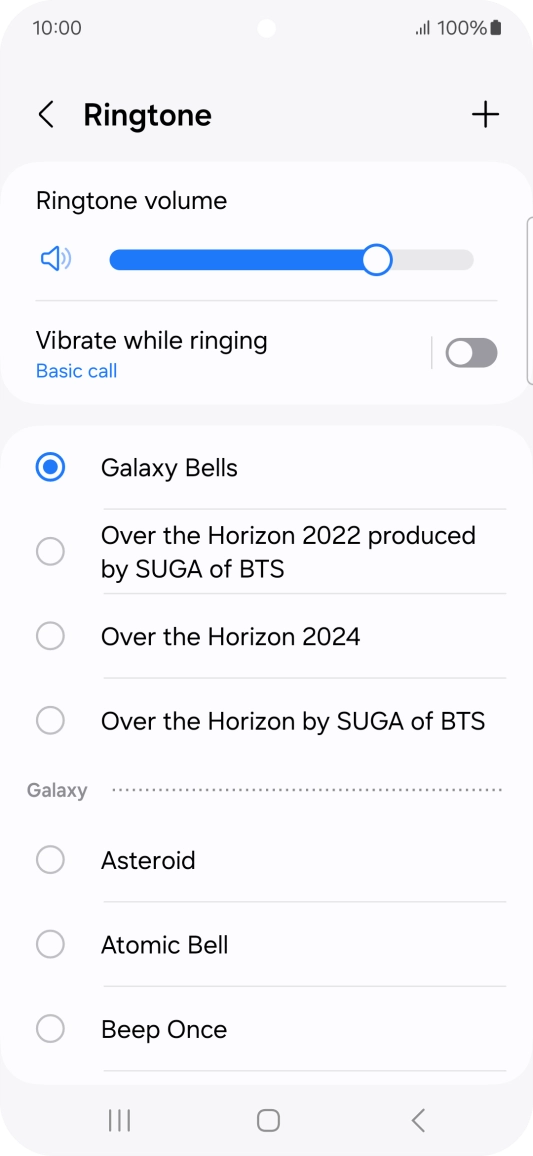 Press the required ring tones to hear them. Press the required ring tones to hear them.