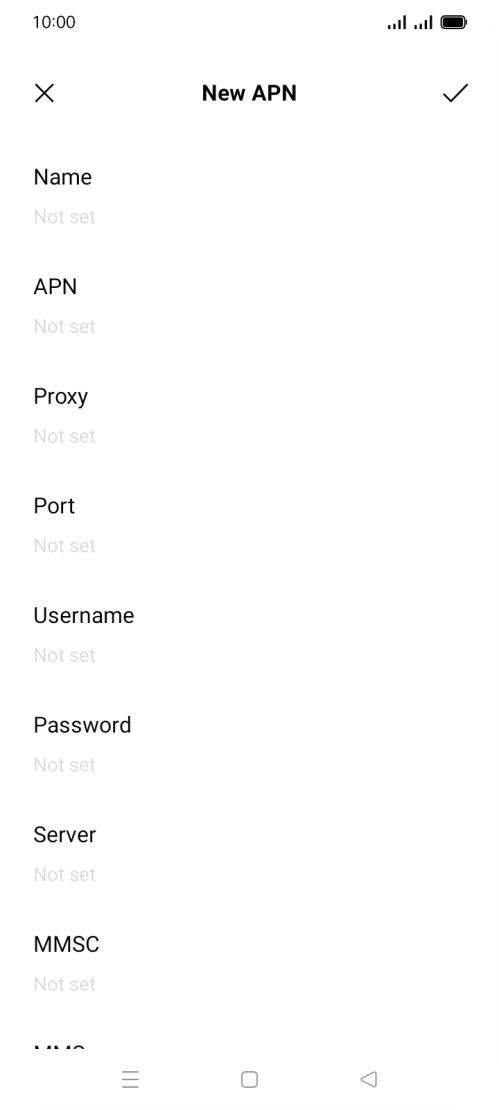 Press the field below Press the field below